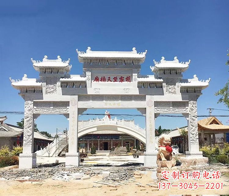 湖南石牌坊的雕刻