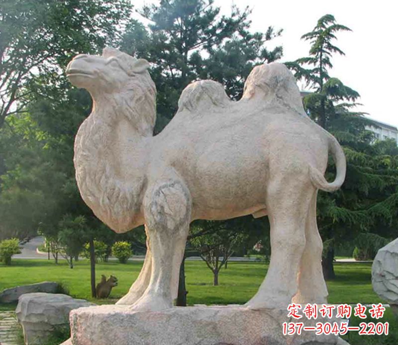 湖南石头骆驼雕塑