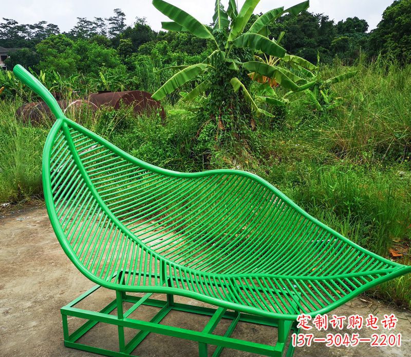 湖南树叶不锈钢景观雕塑