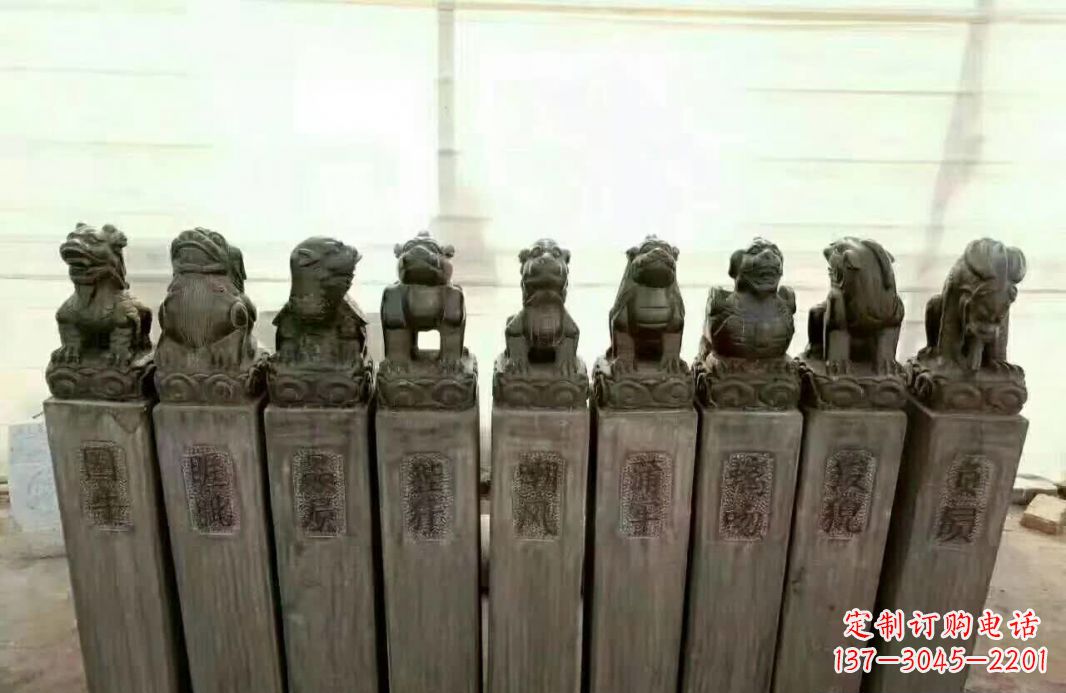 湖南栓马桩石雕
