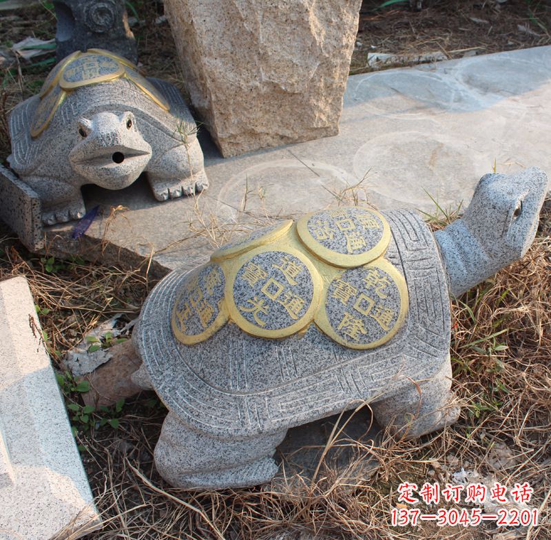 湖南水池乌龟石雕