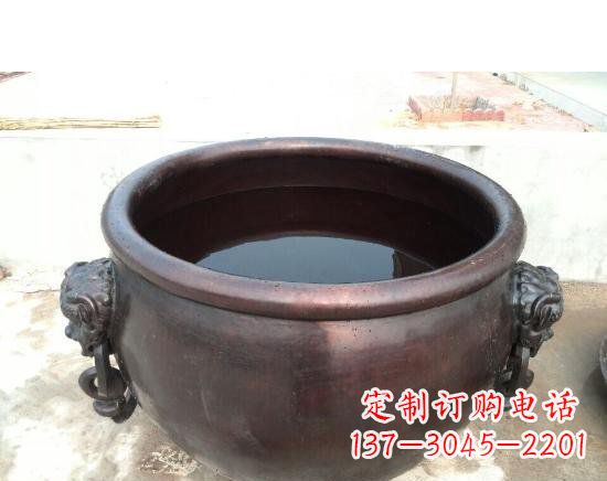 湖南水缸寺庙铜雕