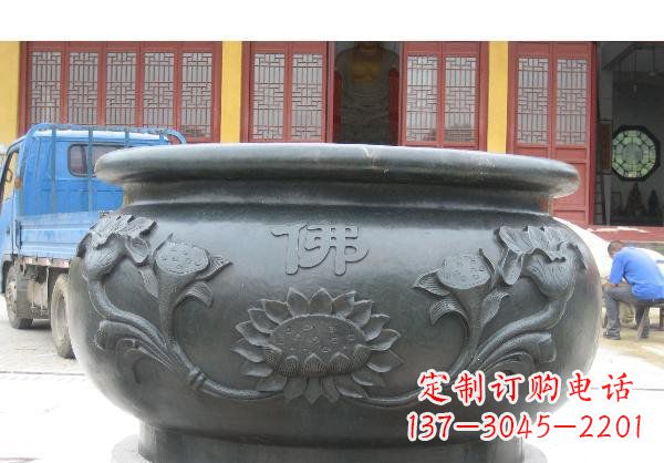 湖南水缸寺庙铜雕 (2)