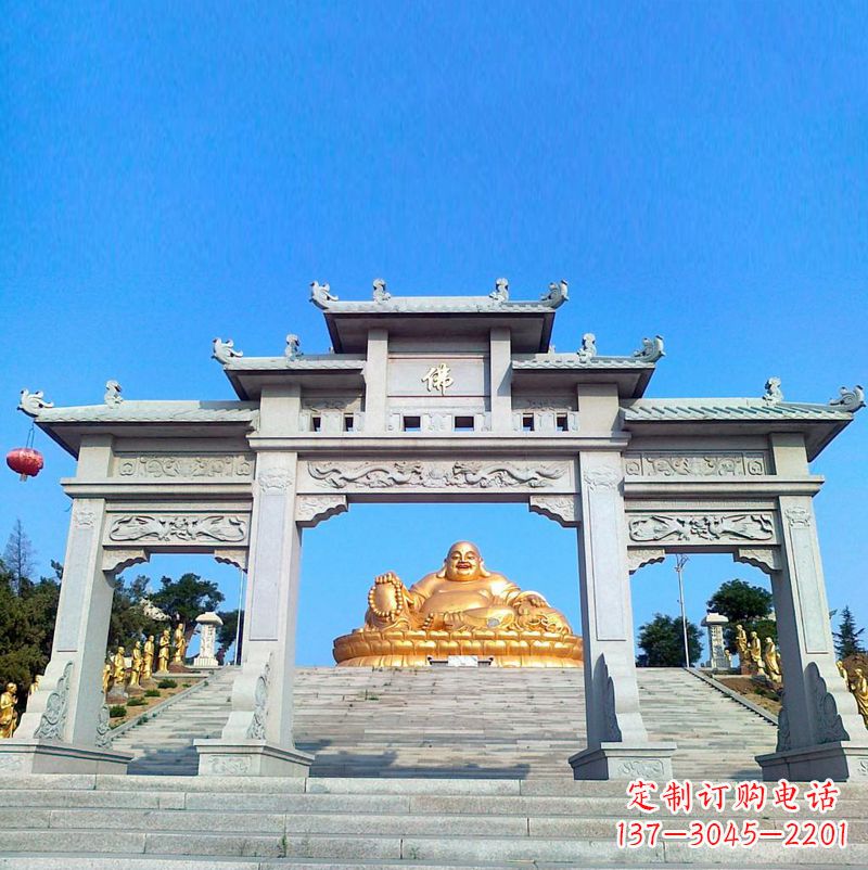 湖南寺庙石雕牌坊