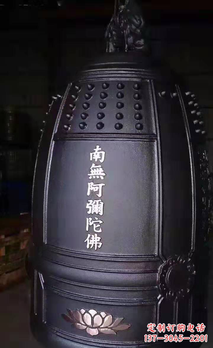 湖南寺庙铜钟雕塑户外景观雕塑
