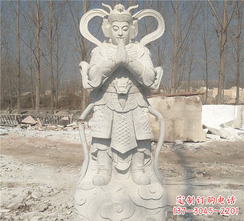 湖南寺庙韦陀菩萨雕塑