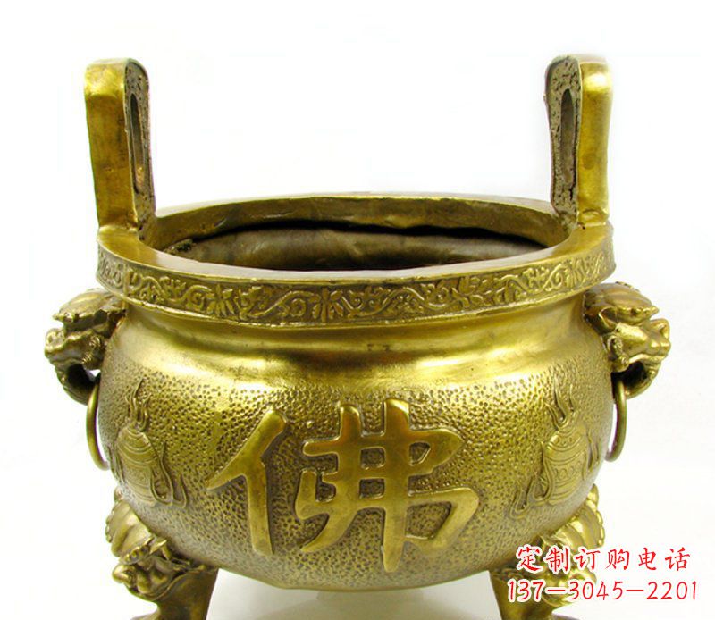 湖南寺庙香炉铜雕 (6)