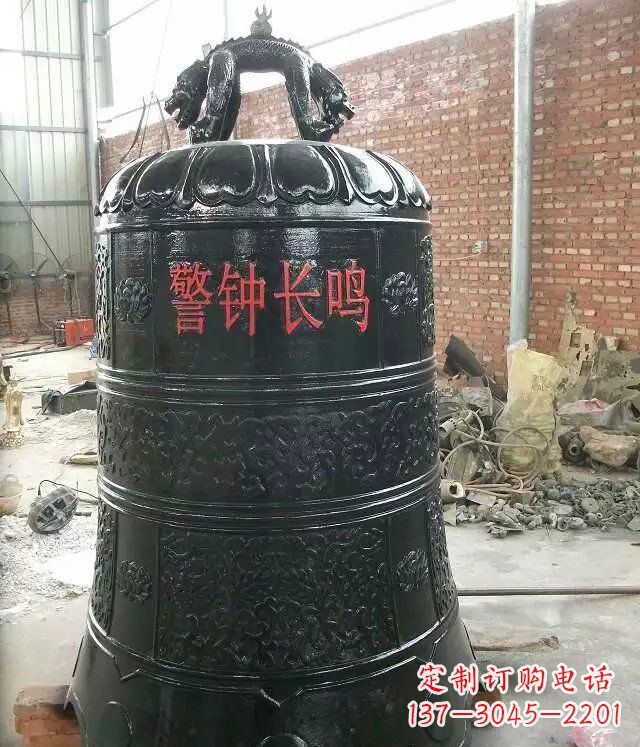 湖南寺庙铸铜钟铜雕 (4)