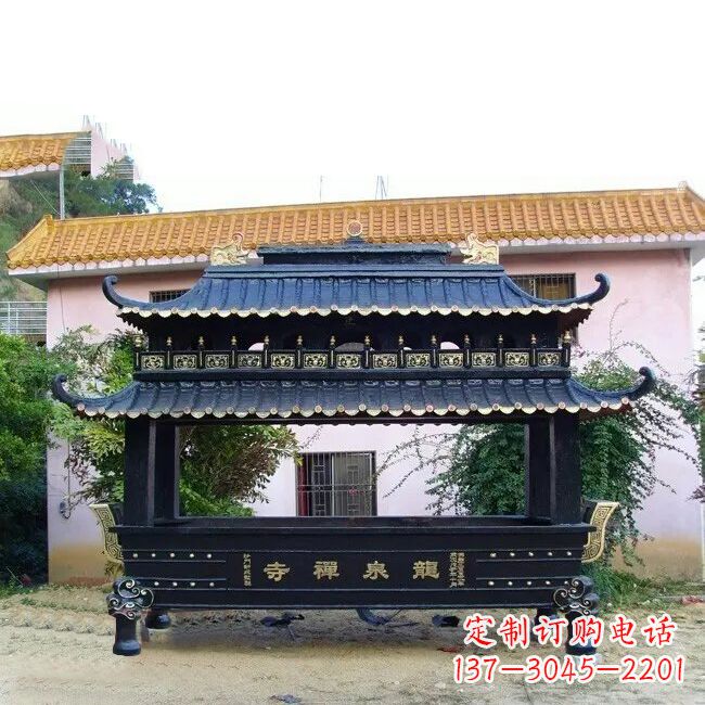 湖南寺庙宗祠香炉雕塑