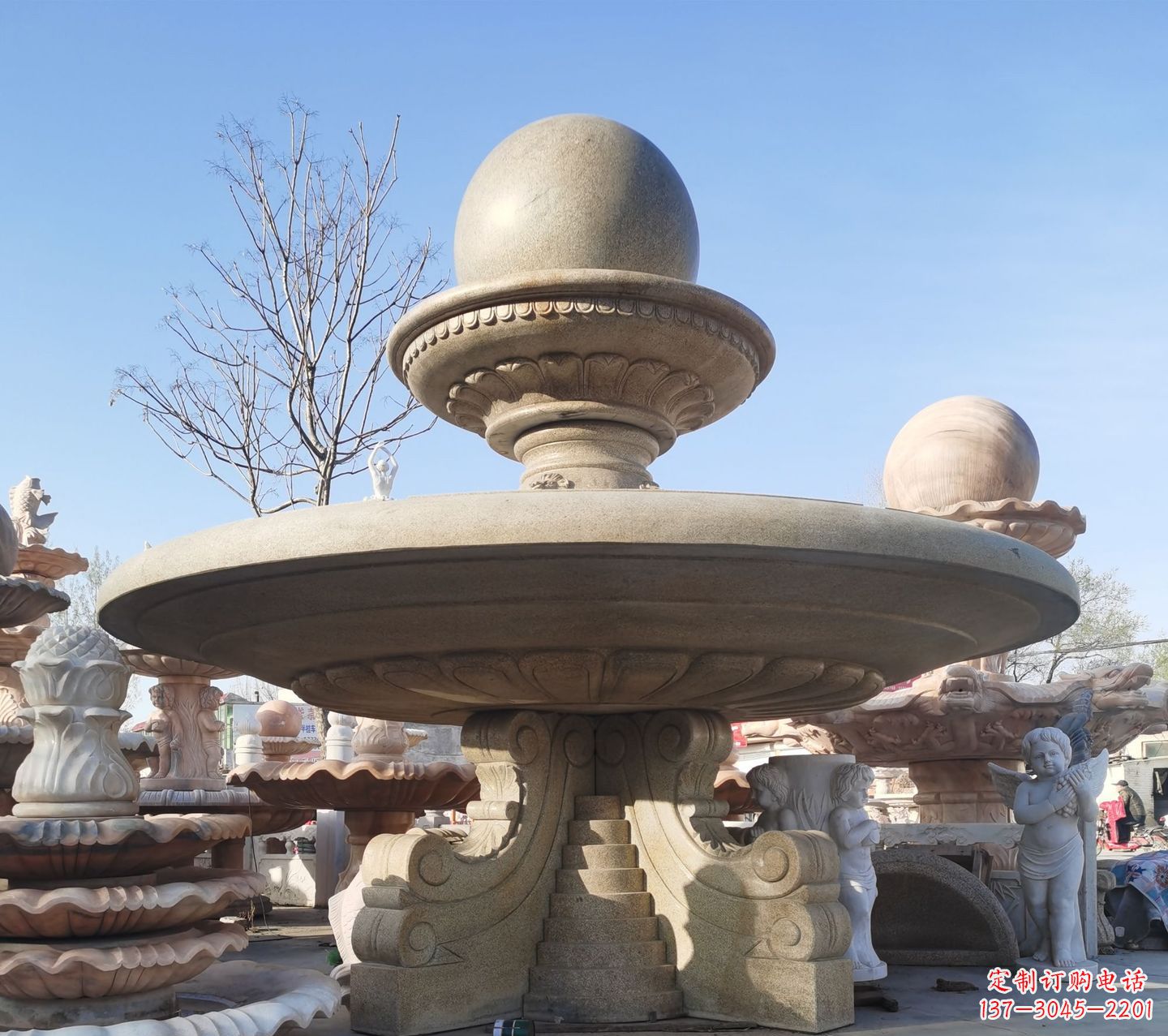 湖南松香玉大理石风水球