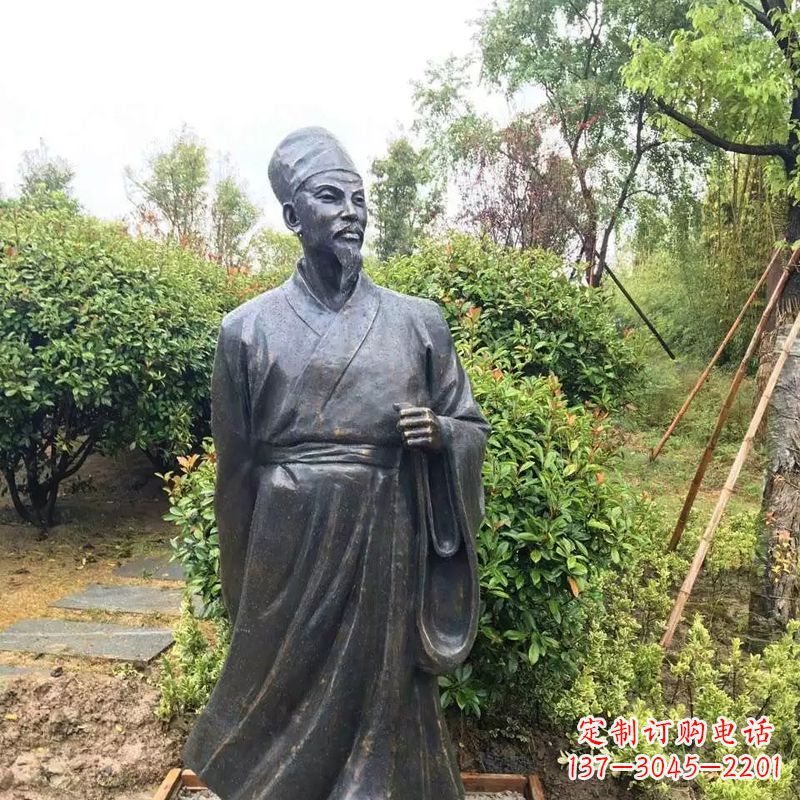 湖南苏东坡铸铜历史文化名人雕像