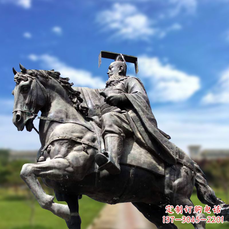 湖南隋文帝骑马雕塑