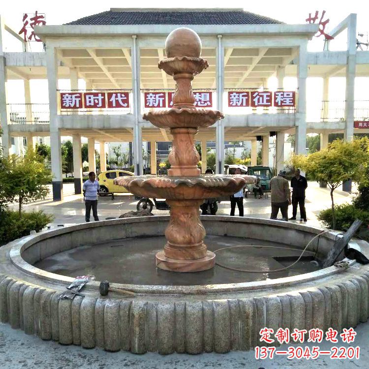 湖南天使喷泉石雕