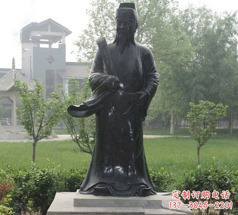 湖南铜雕八仙曹国舅