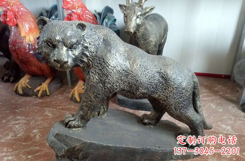 湖南铜雕豹子雕塑