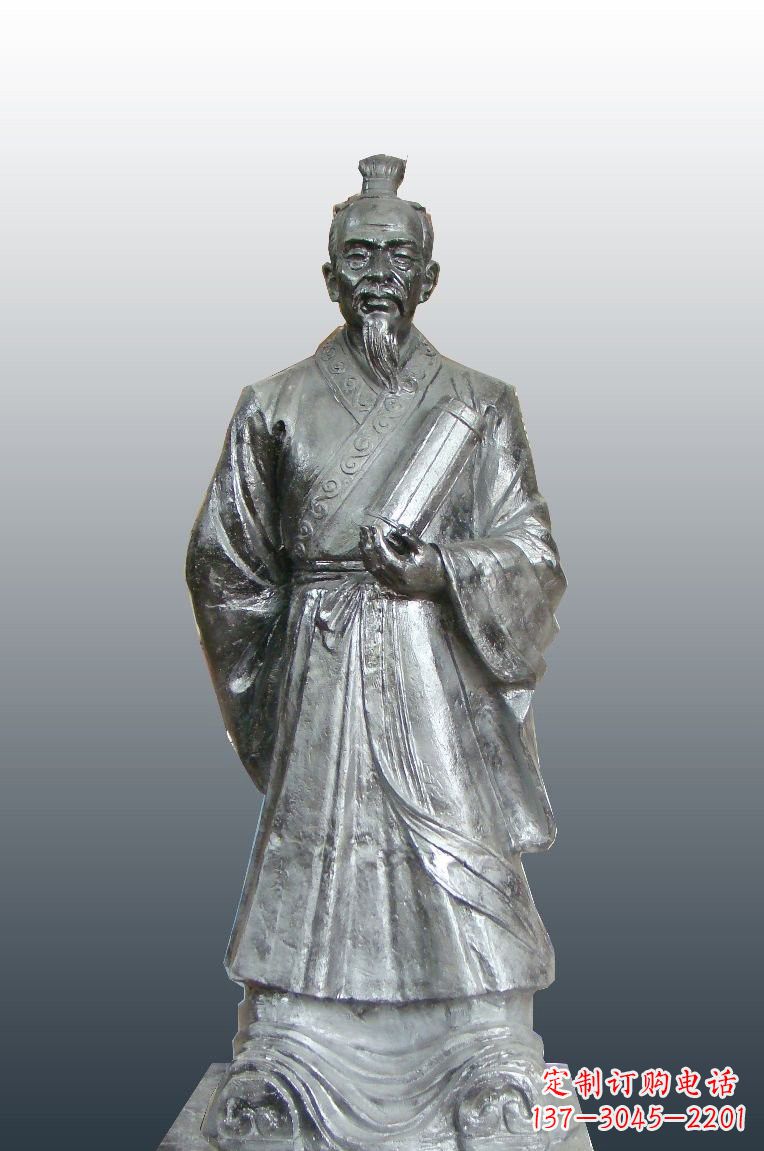 湖南铜雕扁鹊古代名医雕塑
