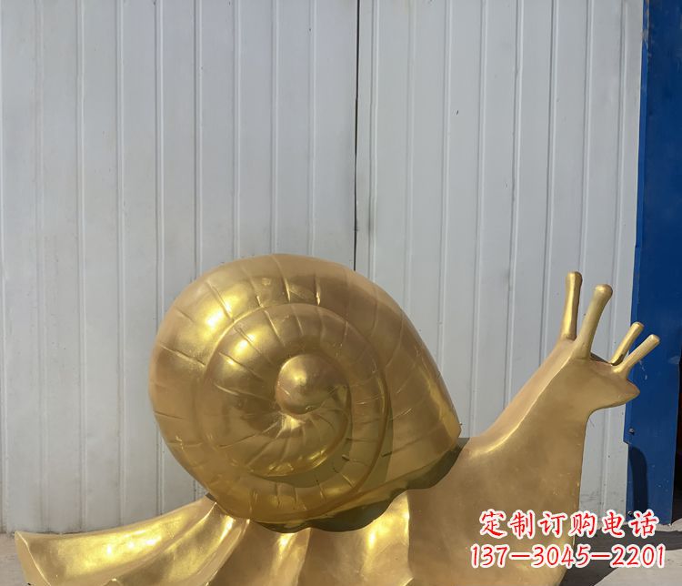 湖南铜雕创意蜗牛雕塑