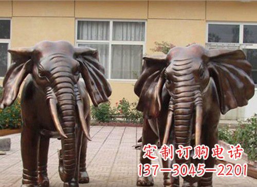 湖南铜雕大象222