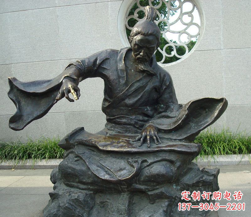 湖南铜雕弹钢琴
