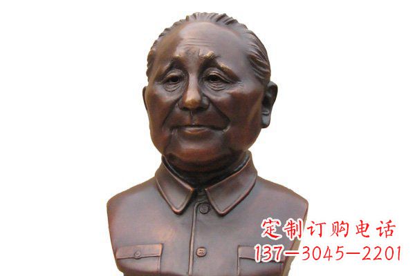 湖南铜雕邓小平头像