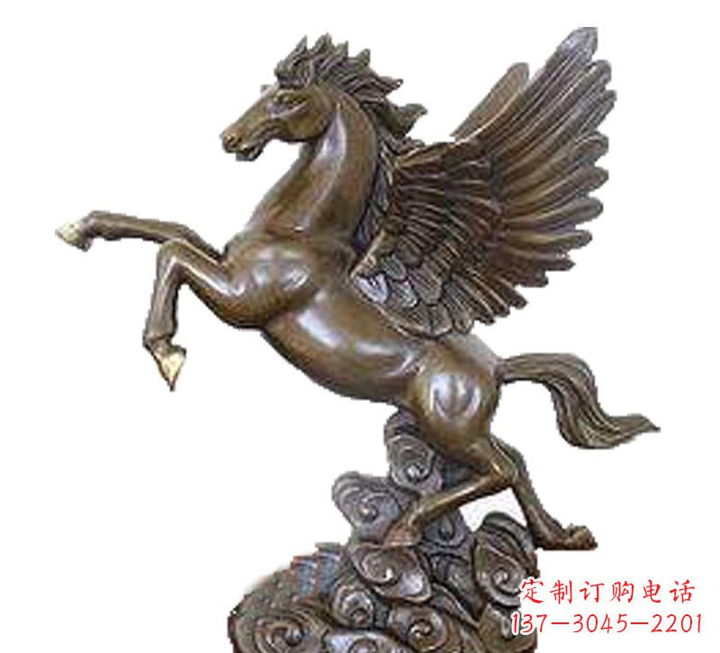 湖南铜雕飞黄腾达飞马