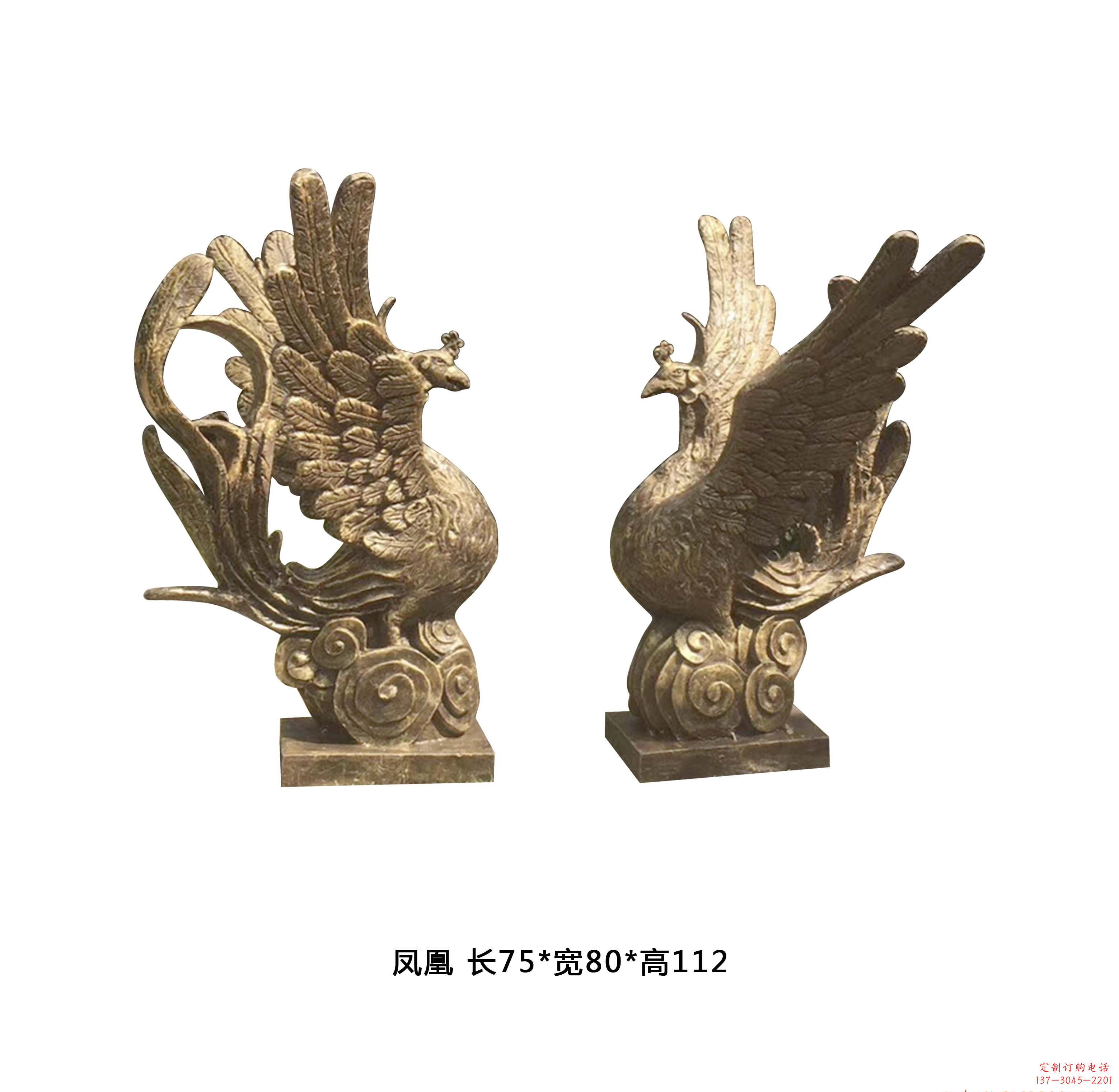 湖南铜雕凤凰雕塑