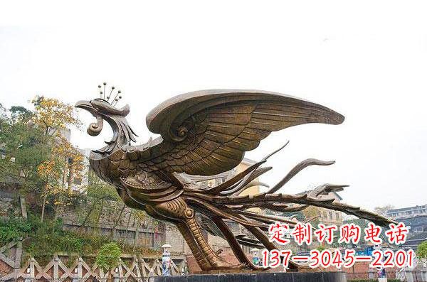 湖南铜雕凤凰