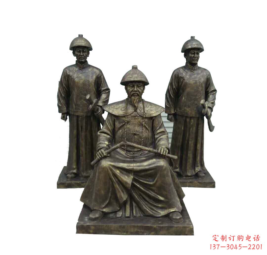 湖南铜雕古代名人林则徐