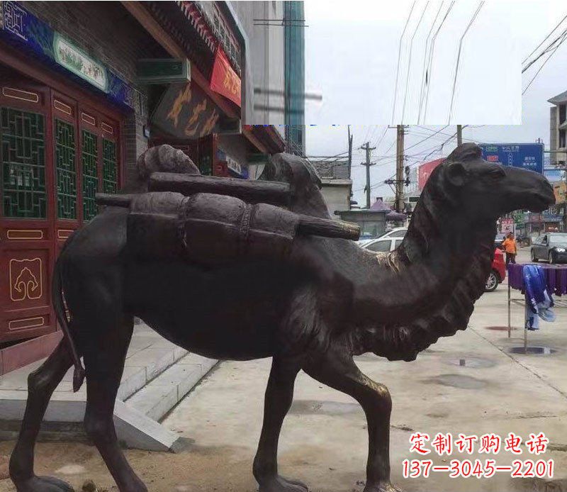 湖南铜雕骆驼公园动物雕塑