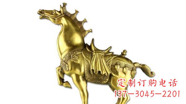 湖南铜雕马公园动物雕塑