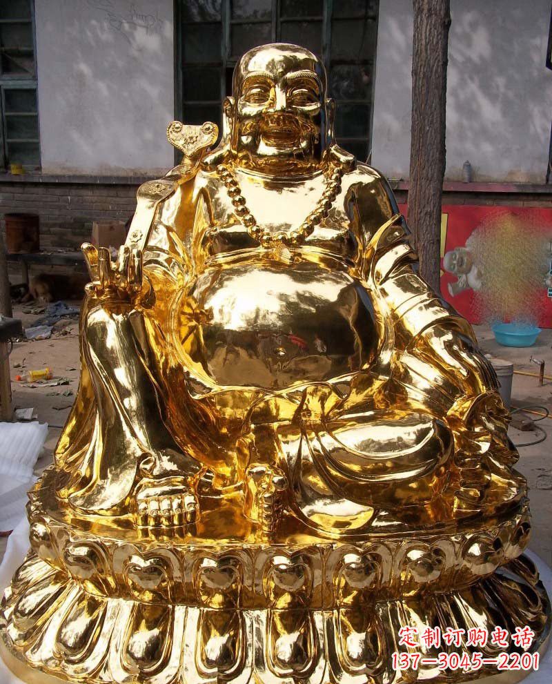 湖南铜雕弥勒佛