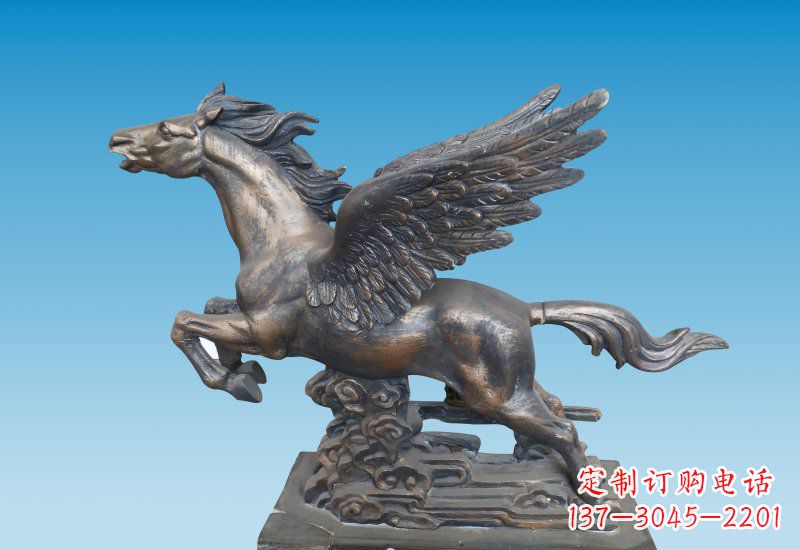 湖南铜雕企业飞马