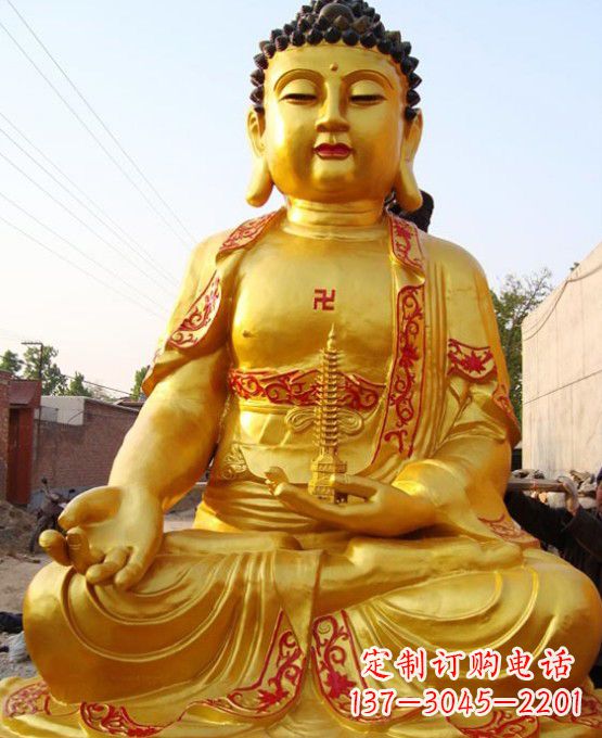 湖南铜雕如来