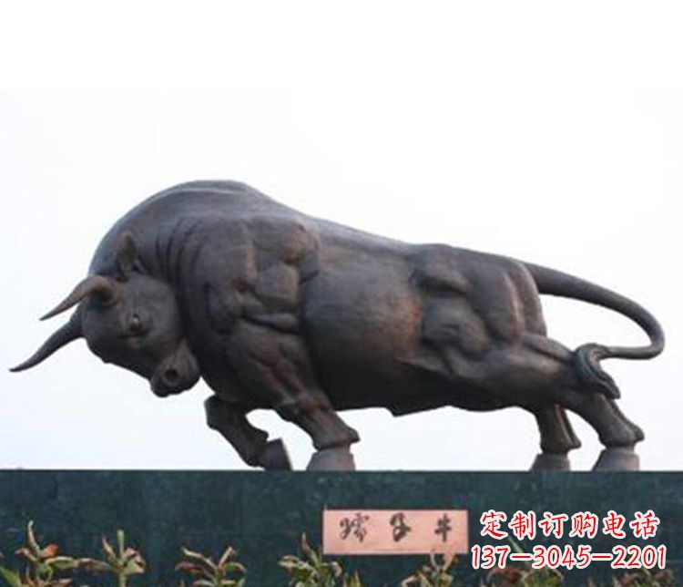 湖南铜雕孺子牛动物雕塑
