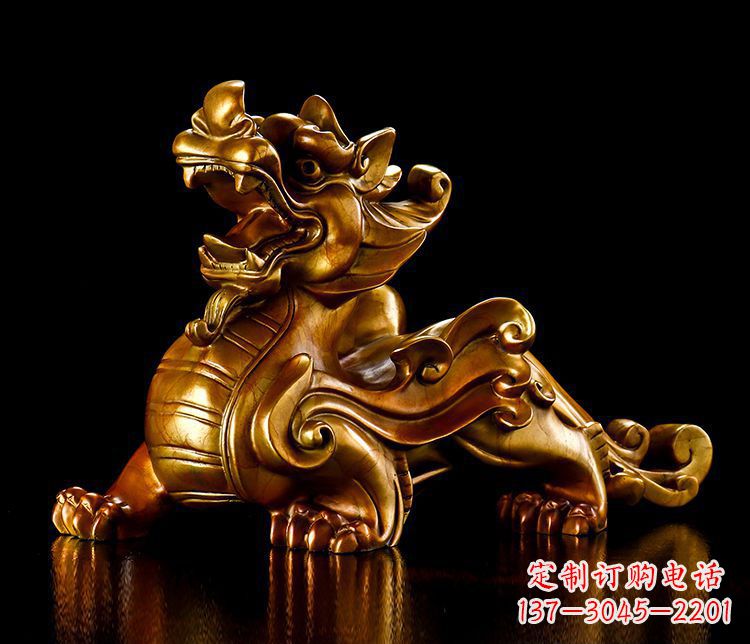 湖南铜雕瑞兽貔貅