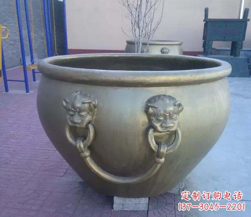湖南铜雕水缸