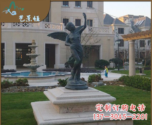湖南铜雕西方天使人物雕塑1