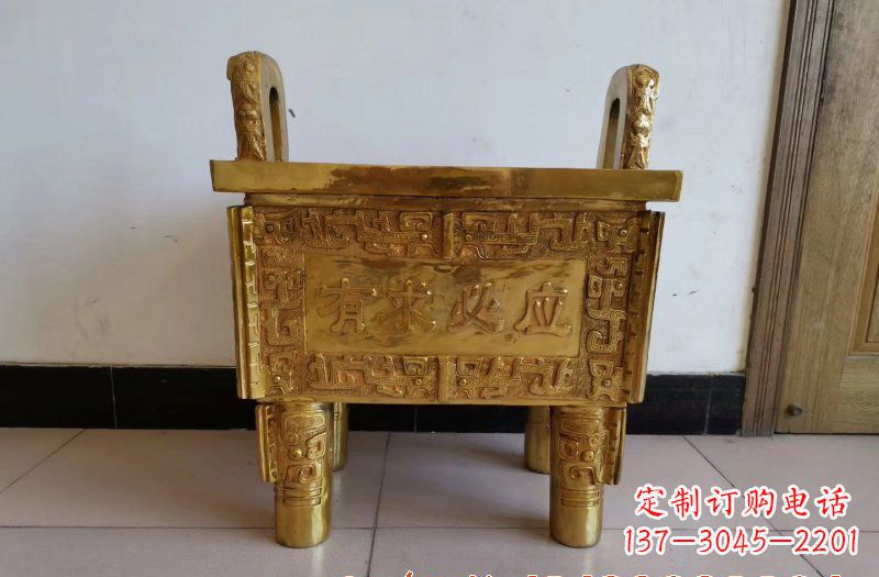 湖南铜雕香炉雕塑