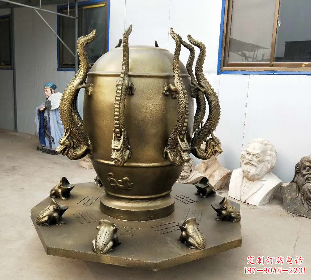 湖南铜雕校园景观地动仪