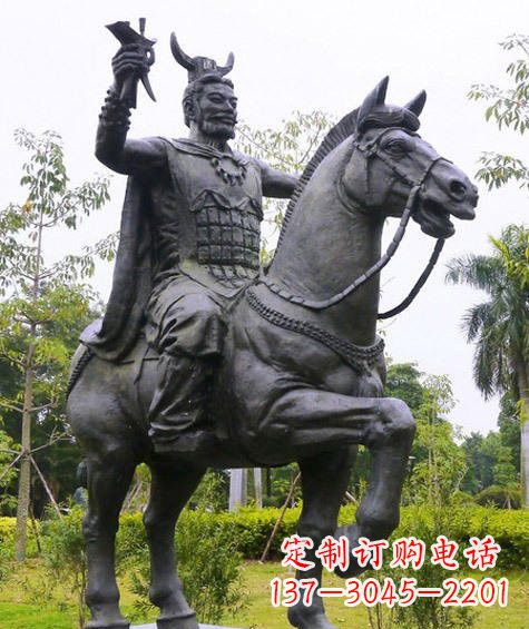 湖南铜雕炎帝骑马