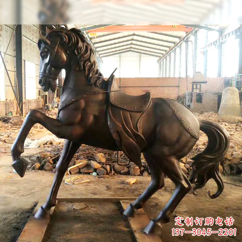 湖南铜雕战马