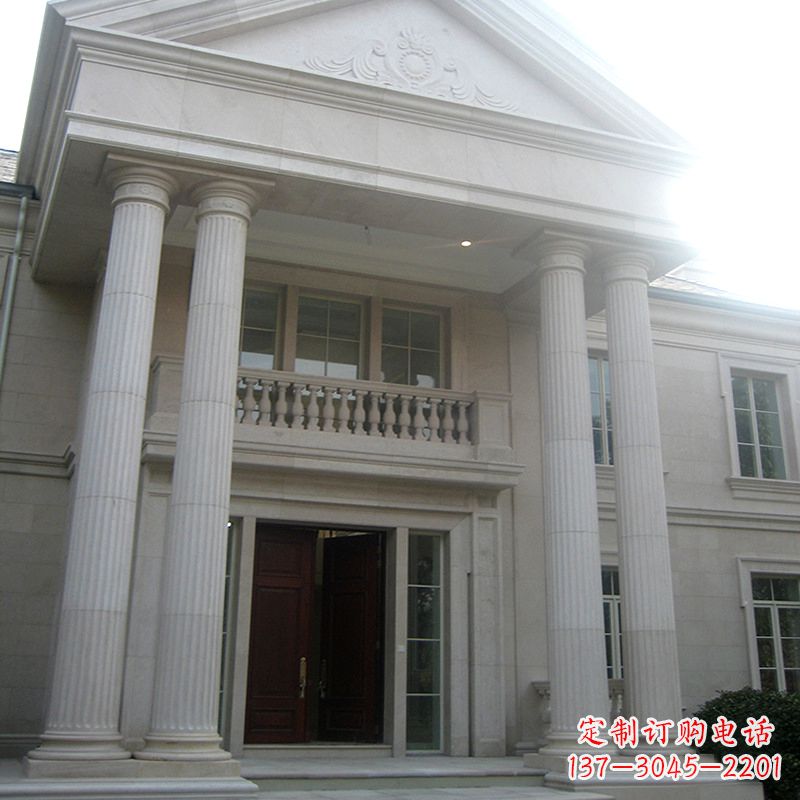 湖南外墙罗马柱石雕