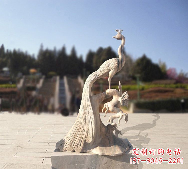 湖南晚霞红孔雀石雕