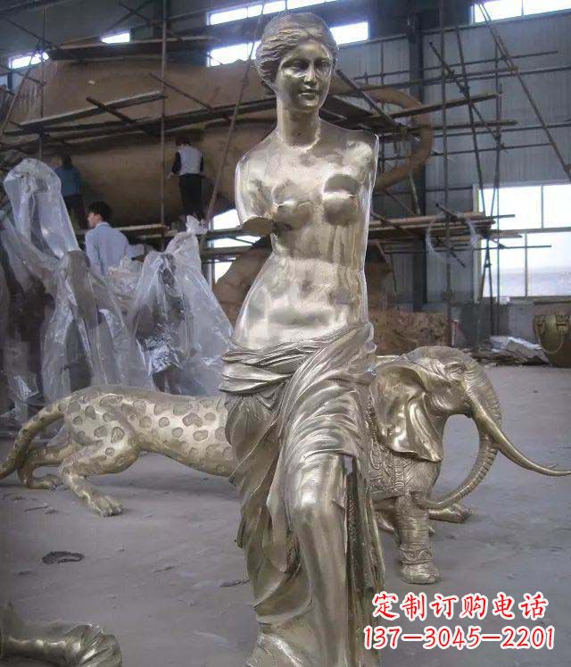 湖南维纳斯西方人物铜雕