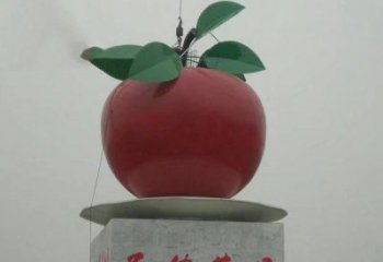 湖南精美苹果雕塑，给空间增添独特风格