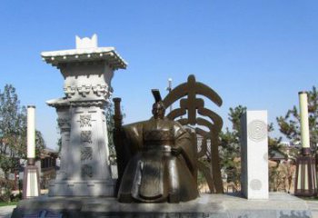湖南秦始皇雕塑，精致细腻，传承历史之美