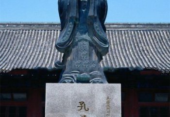 湖南传承古代文化——青铜孔子雕塑