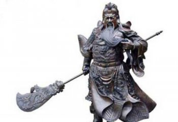 湖南关羽青铜雕塑，传承历史的精神