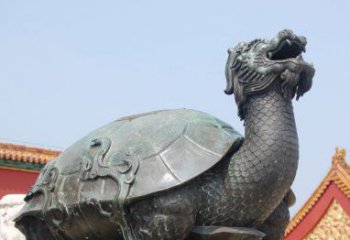 湖南青铜龙雕塑，象征传统文化之美