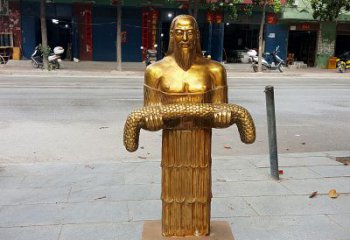 湖南昆仑山神农雕塑像，传承古老艺术